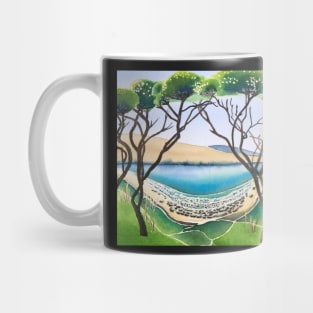 Kanuka framed Omapere Mug